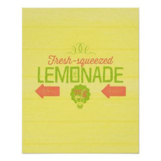 Fresh Squeezed Lemonade Poster