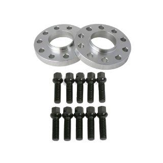 (2) 20mm 5x112 5x100 Hubcentric Wheel Spacers for Audi VW   50mm Black Ball Seat 14x1.5 Lug Bolts Automotive