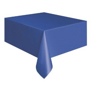 54"x108" Plastic Tablecloth Royal Blue   Blue Platic Tablecloth