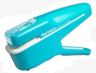 Kokuyo Staple Free Stapler, Blue (WSSP SLN108LB)  Desk Staplers 