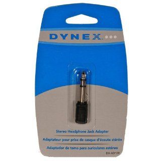 Dynex DX AD109 1/4 1/8in Stereo Headphone Jack Adapter Electronics