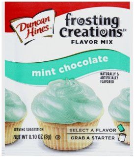 Duncan Hines Frosting Creations Mix, Mint Chocolate, 0.106 Ounce (Pack of 24)  Cake Mixes  Grocery & Gourmet Food