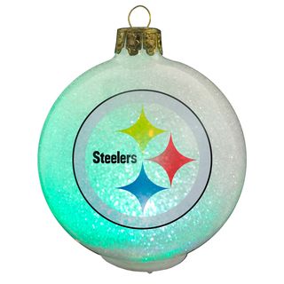 NFL Pittsburgh Steelers Color Changing LED Ornament Football