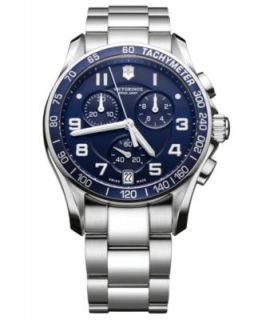 Victorinox Swiss Army Watch, Mens Chronograph Maverick GS Stainless Steel Bracelet 241432   Watches   Jewelry & Watches