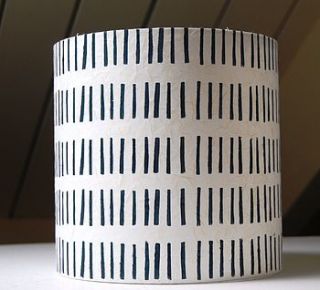 paper handmade lampshade by andrea curtis designs