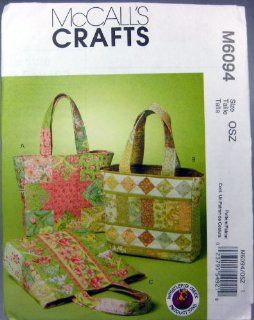 McCall's Patterns M6094 Bags, One Size Only