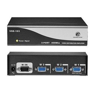 Connectpro VSE 103, 3 port 400MHz Video Splitter (VSE 103)   Computers & Accessories