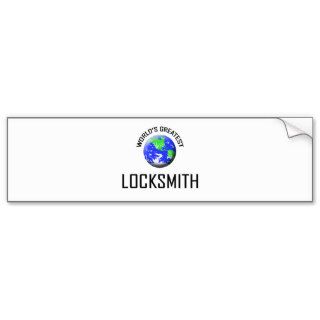 World's Greatest Locksmith Bumper Sticker