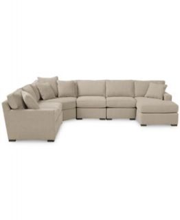 Elliot Fabric Microfiber 3 Piece Chaise Sectional Sofa   Furniture