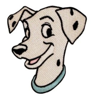 Disney 101 Dalmatians Perdita Embroidered Iron On Patch DS 211 Arts, Crafts & Sewing