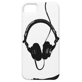 Stencil Style DJ Headphones iPhone 5 Cases