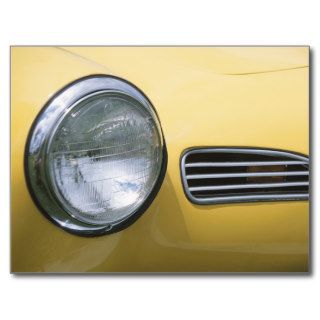 Classic German Sports Car Grill Photograph Post Cards