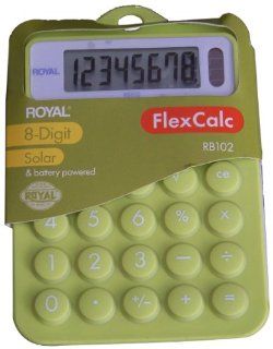 Royal Rubber Calculator   Green (RB102)  Electronics