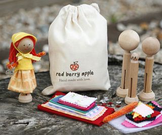 peg doll kit by red berry apple