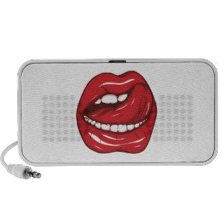 Smiling Mouth Lips Teeth Tongue iPod Speaker