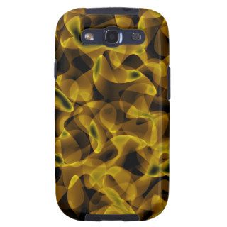 Cute black brown curves abstract design background galaxy SIII cover