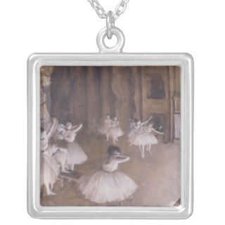 Ballet Rehearsal on the Stage, 1874 Pendant