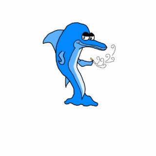 dolphin smoking photo cut out