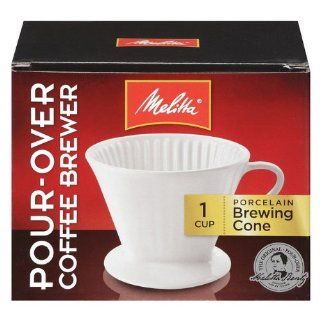 Porcelain 2 Cone Brewer Coffee Maker  Coffee Substitutes  Grocery & Gourmet Food