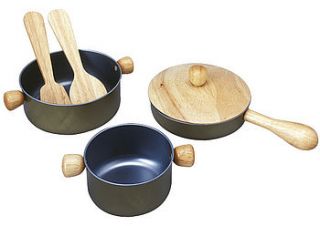 children's cooking set by oskar & catie