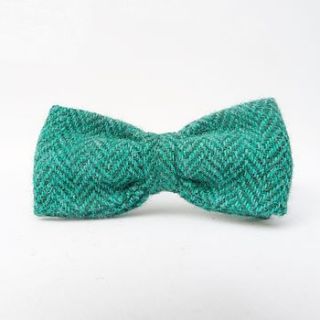harris tweed bow tie by moaning minnie