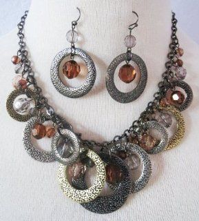 Premier Designs Jewelry BOTTEGA Necklace + Earrings SET RV$78 Kitchen & Dining