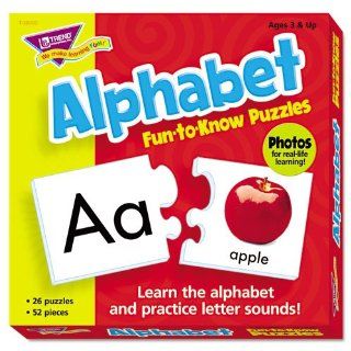 Fun to Know Puzzles, Alphabet, Sold as 1 Each 