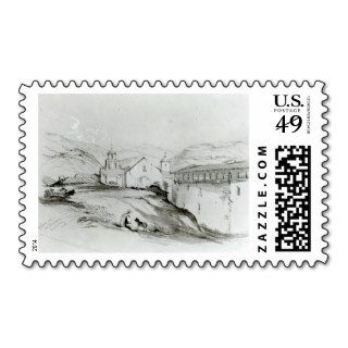 The Church of San Francisco, Valparaiso, 1834 Postage Stamp