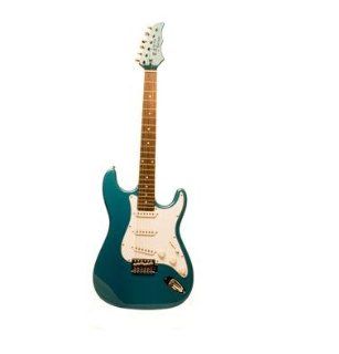 Outlaw Blue Electric Guitar with Accessories Musical Instruments