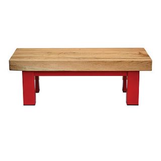 oak and iron long coffee table by oak & iron furniture
