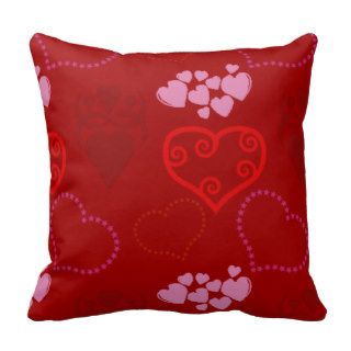 Red Heart Designer Valentine's Day Toss Pillows