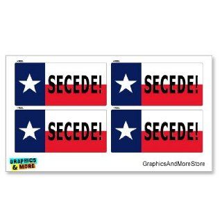 Texas Flag Secede   Anti Obama Nobama   Set of 4   Window Bumper Locker Stickers Automotive