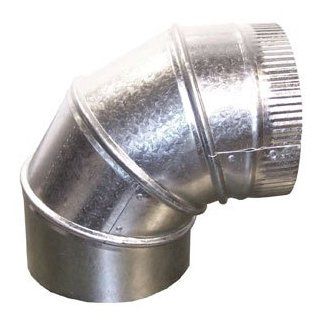 Norwesco 5 in 90 Galvanized Adjustable Stovepipe Elbow   Ducting Components  