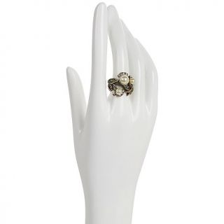 Heidi Daus "Lovely Lily of the Valley" Simulated Pearl Crystal Accented Ring