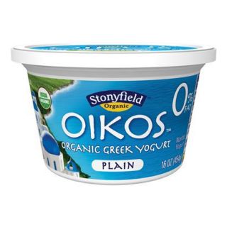 Stonyfield Oikos 0% Fat Organic Plain Greek Yogu