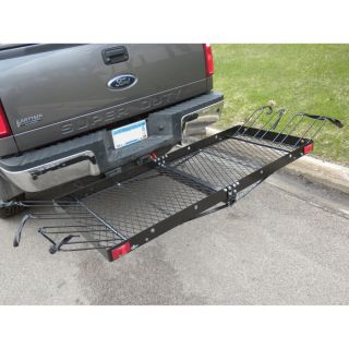 Ultra-Tow 2-in-1 Steel Cargo Carrier with 4-Bike Rack — 500-Lb. Capacity, Model# FTF-2762KR  Receiver Hitch Cargo Carriers