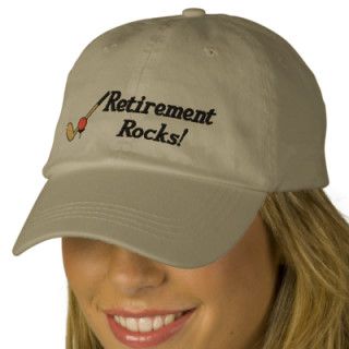 Retirement Golf Embroidered Hat