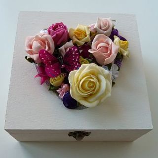 personalised summer wedding keepsake box by ava.p