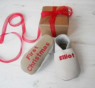 personalised mix 'n' match leather baby shoes by born bespoke
