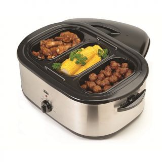 Elite 18 Quart Roaster Oven with Buffet Server and Electric Knife