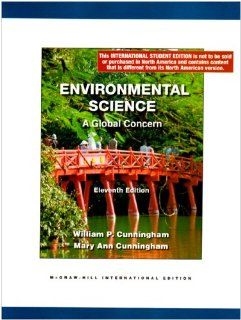 Environmental Science A Global Concern William P. Cunningham, Mary Ann Cunningham 9780070171671 Books