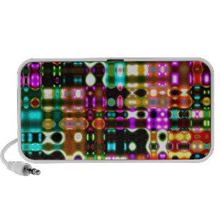 Colorful liquid glowing pattern portable speakers