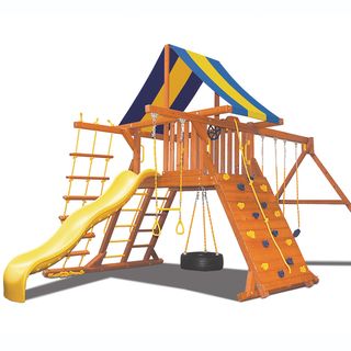 Superior Play Systems Original Playcenter Wooden Swing Set Swing Sets