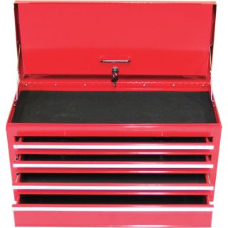 Excel Steel Portable Toolbox — 4-Drawer, Model# TB2060BBSA  Tool Chests