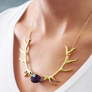 antlers necklace by bonbi forest