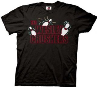 Big Bang Theory Wesley Crushers Black T shirt Clothing