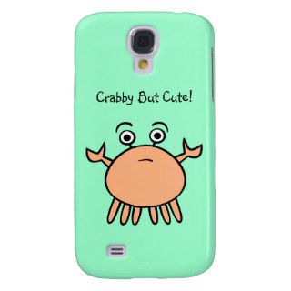 Grumpy Crab   Crabby But Cute Galaxy S4 Cover