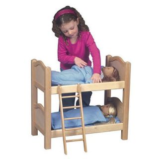 Guidecraft Doll Bunk Bed in Natural