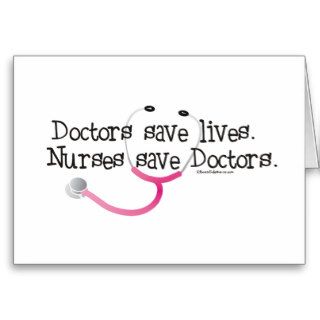 Nurses save Doctors Card