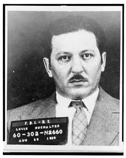 Louis Lepke Buchalter, 1897 1944, FBI ID number, mobster   Prints